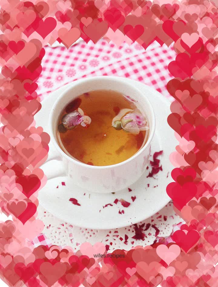 Beauty rose tea