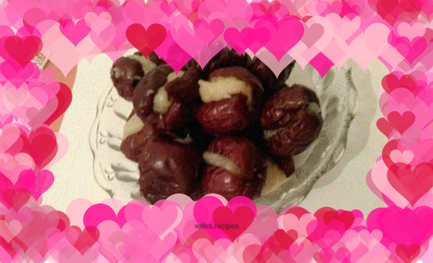 Red date dumplings