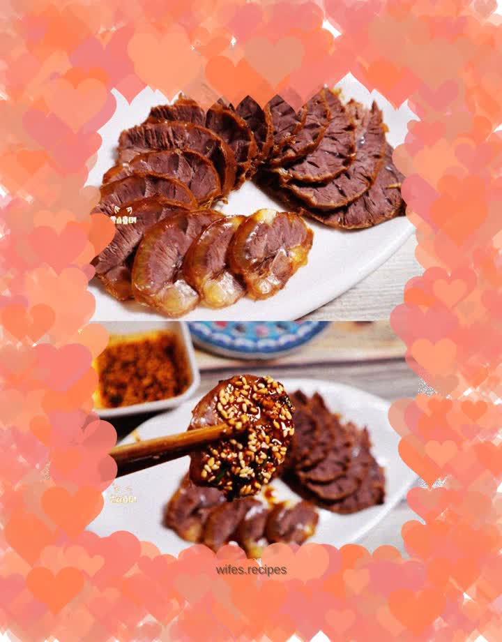 Learn how to make home-style braised beef ㊙️Five-spice braised beef tendon (pressure cooker version) 💯Super delicious