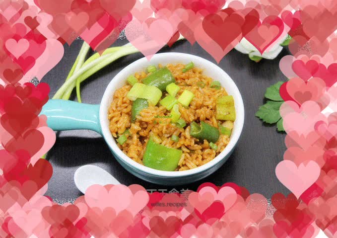 Sauce-flavored fried rice