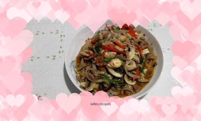 Stir-fried Pork with Mushrooms