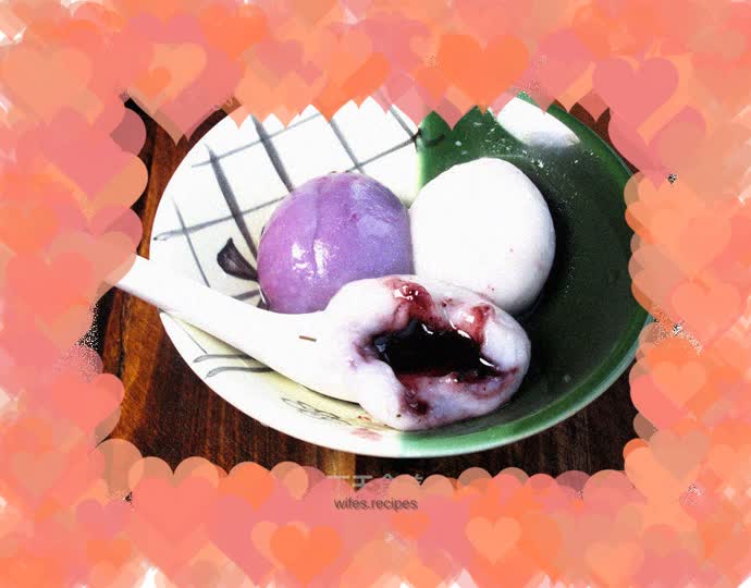 Blueberry Love Rice Balls