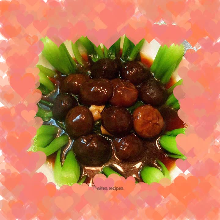 Shiitake Mushrooms and Shanghai Green