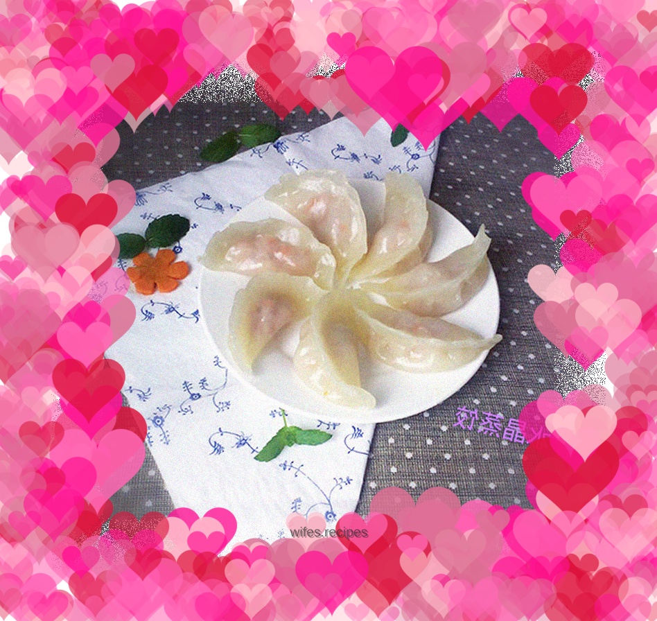 Crystal steamed dumplings