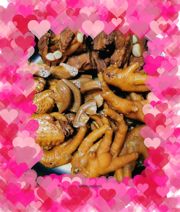 Braised version of five-spice braised platter