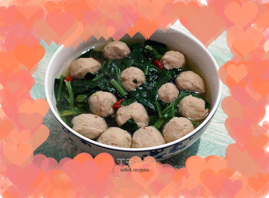 【Zhejiang】Meatballs and Spinach Soup
