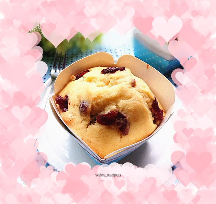 Cranberry Muffin Cake---Simple and quick cake