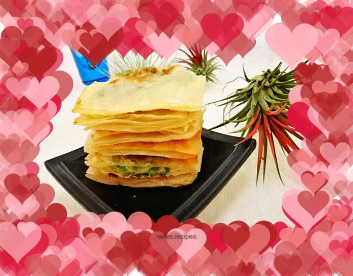 Extremely crispy "Thousand Layer Pancakes"