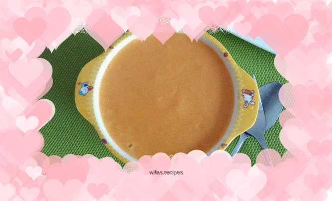 Sweet potato yogurt soup!
