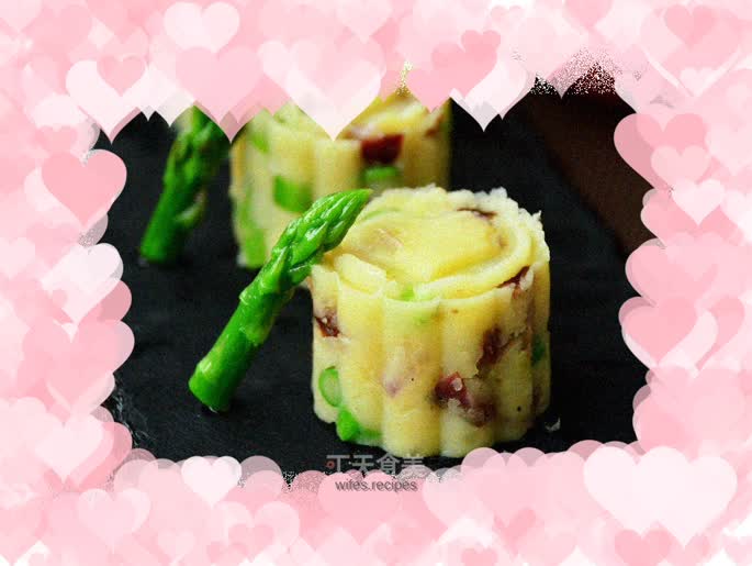 Asparagus Sausage Mashed Potatoes