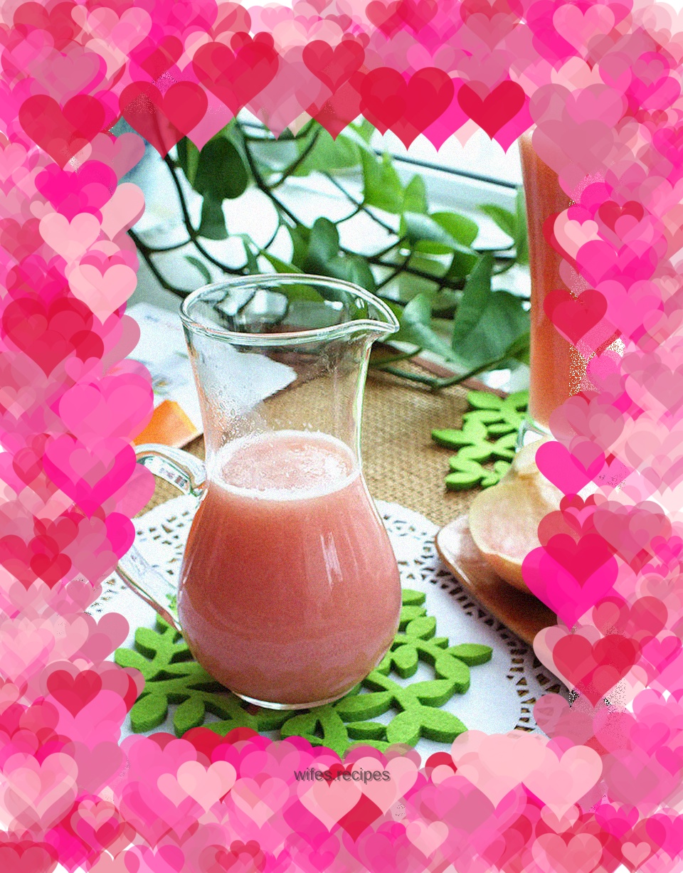 Freshly squeezed peach juice