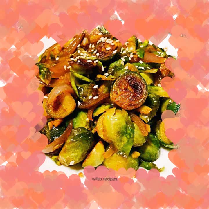 Garlic Brussels sprouts