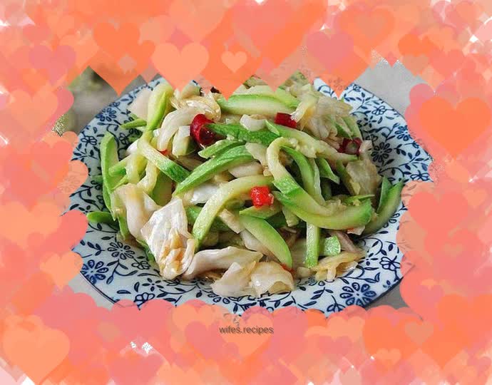 Sautéed Zucchini with Kimchi