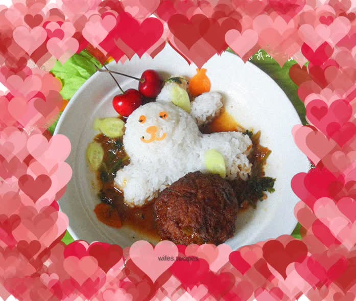 Braised lion head children's meal