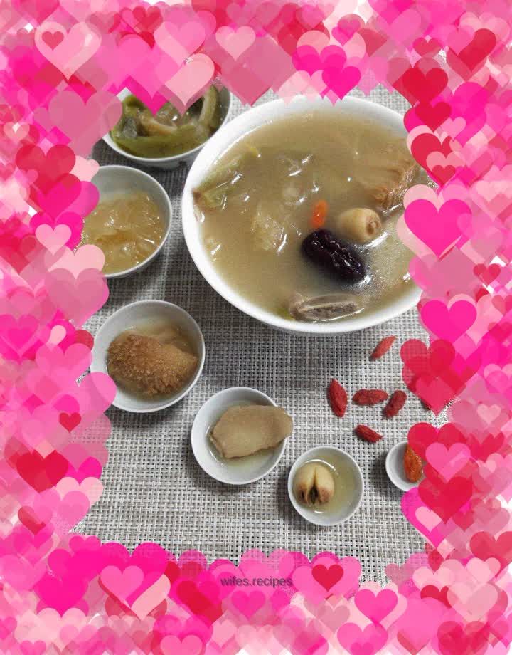 Bawanghua Tremella Hericium Soup