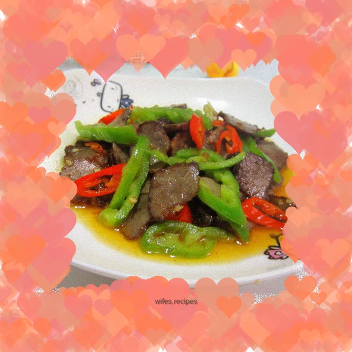Stir-fried cured beef