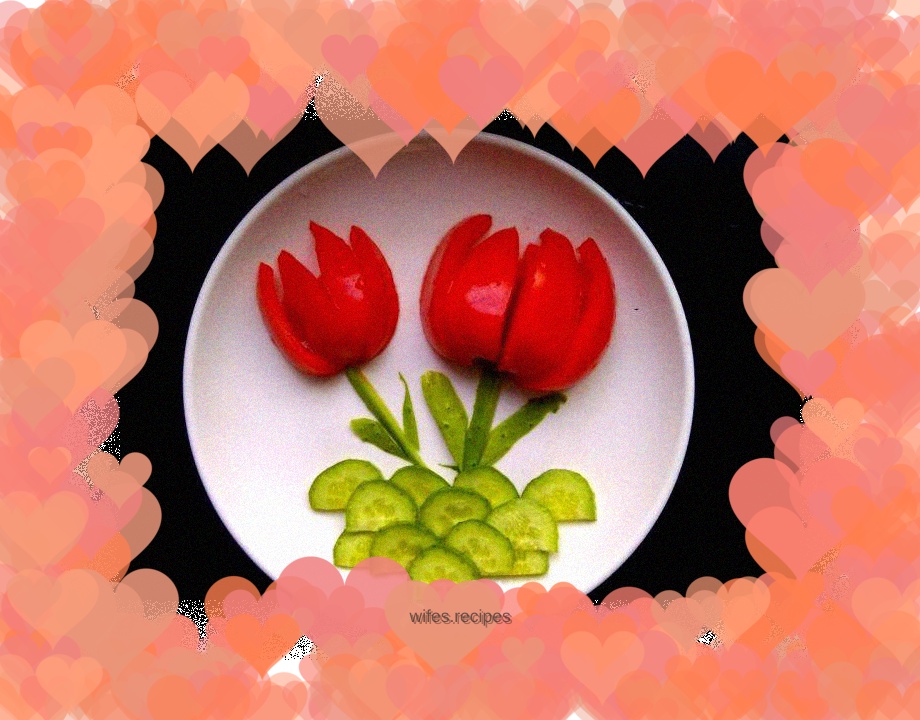 Tomato and Cucumber Platter