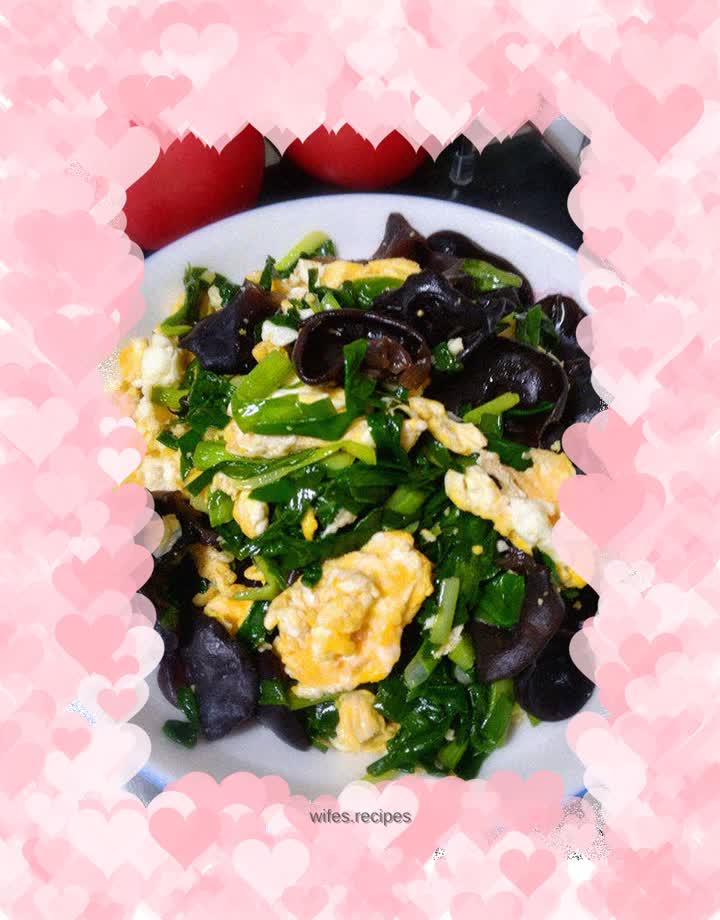 【Shandong】Fried eggs with leeks and fungus