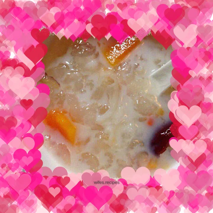 Snow clam, cow and papaya stew