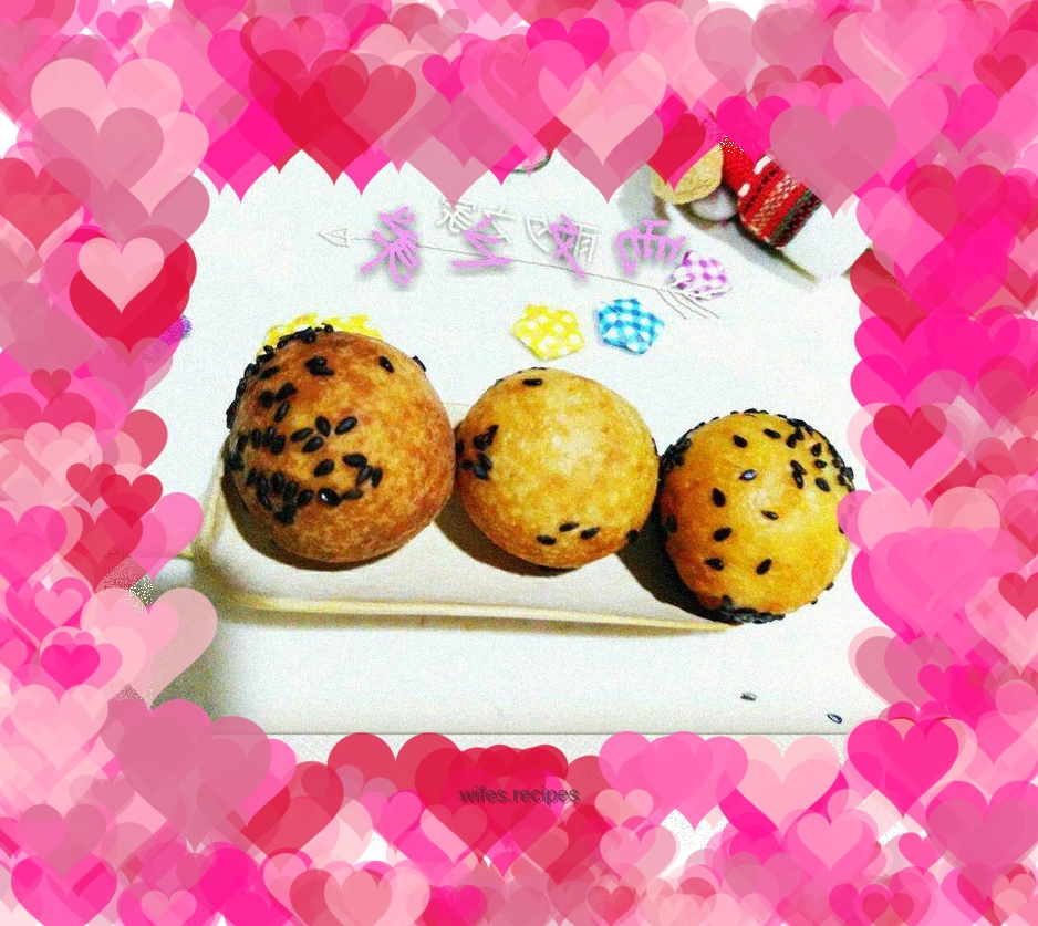 Potato-flavored sesame balls