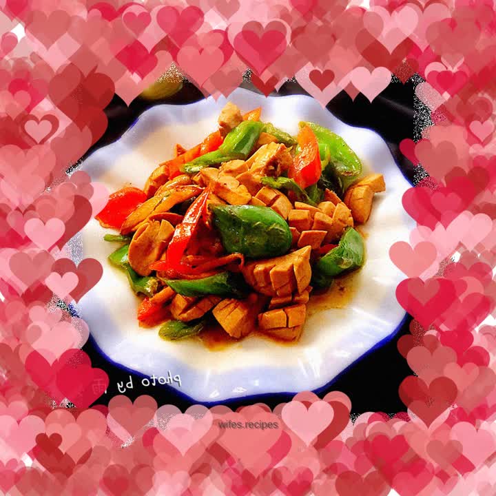 Stir-fried kidney with double peppers