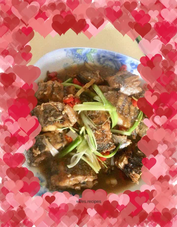 Braised hairtail fish