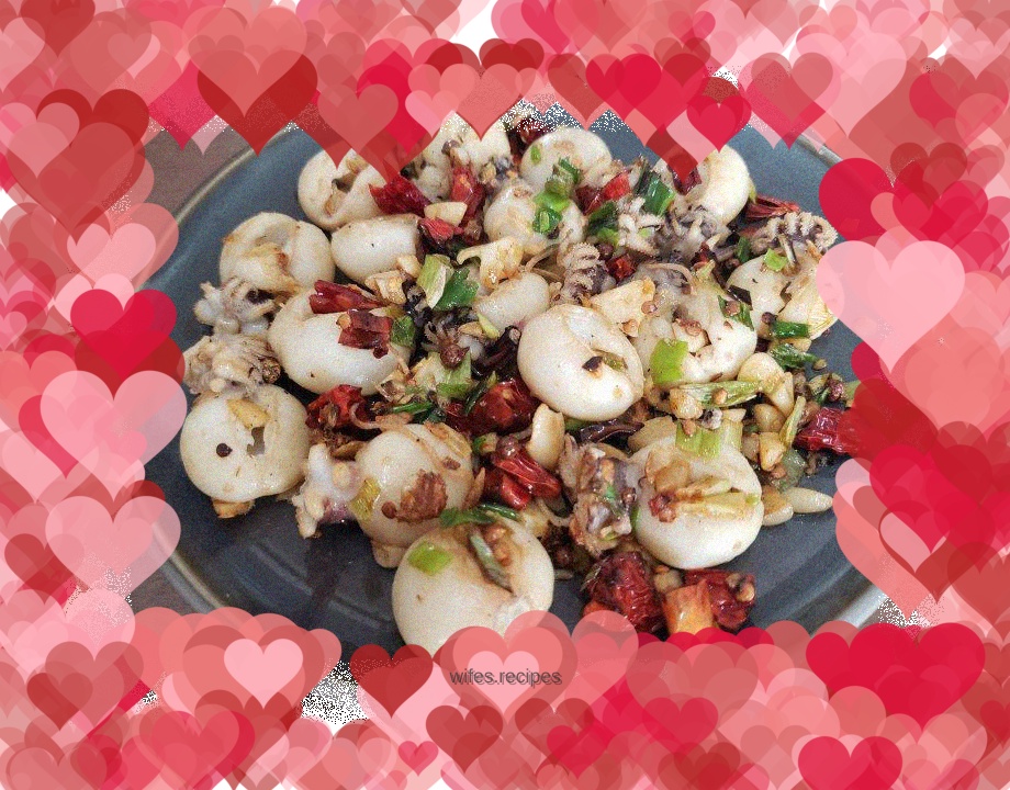 Stir-fried cuttlefish