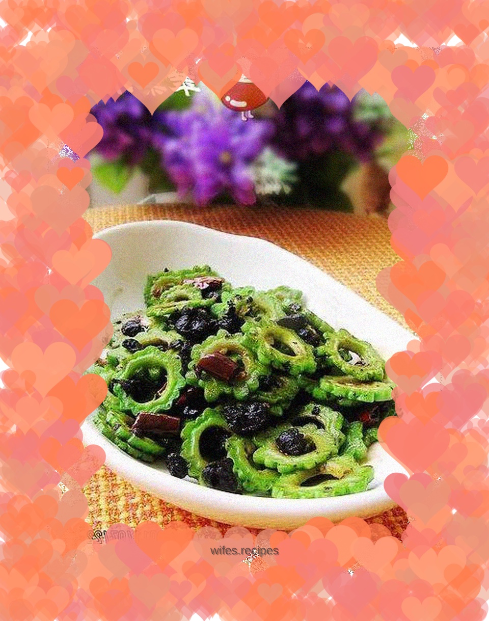 Stir-fried Bitter Melon with Black Bean Sauce