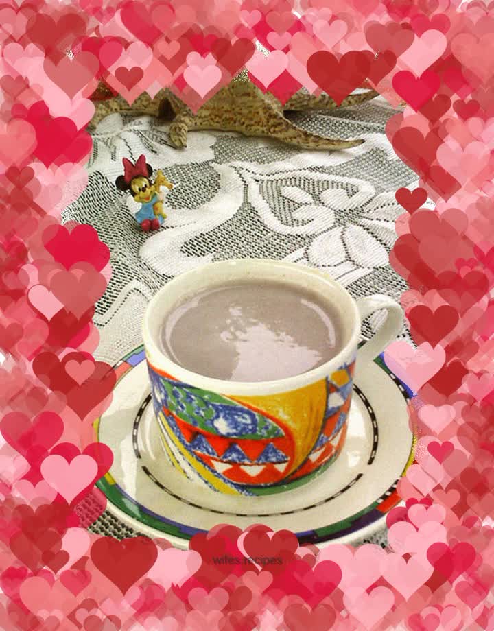 Purple Sweet Potato Apple Soy Milk