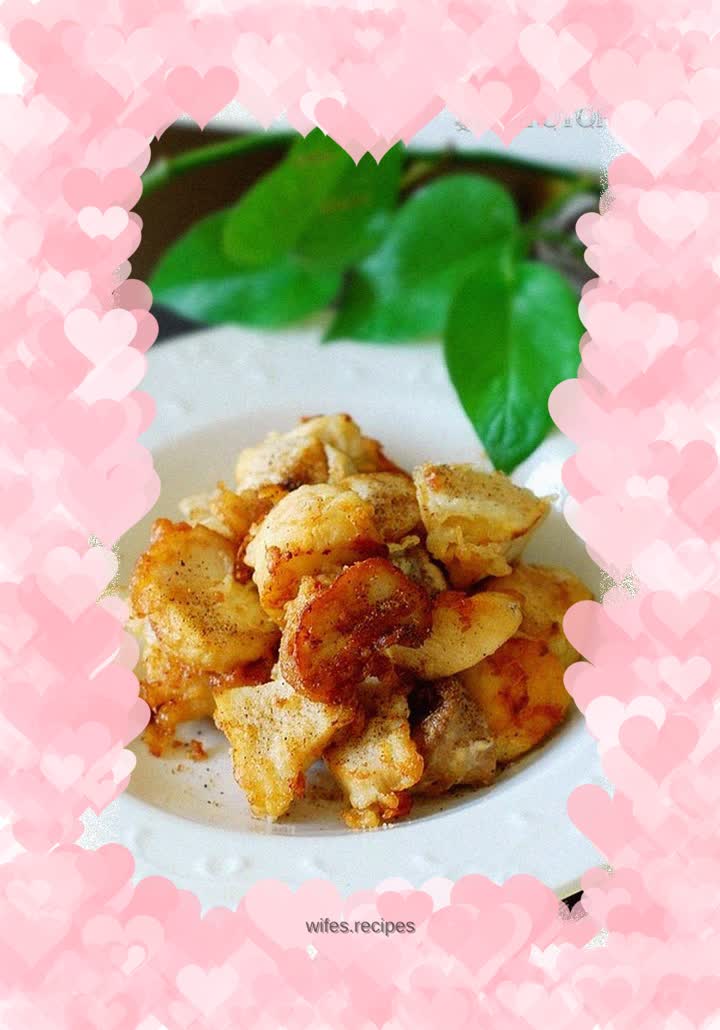 Vegetarian dishes are as fragrant as meat------salt and pepper king oyster mushrooms