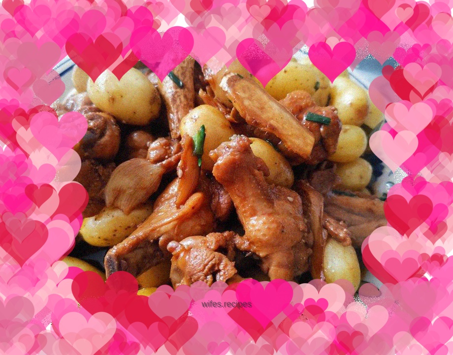 Braised Chicken Wings with Potatoes