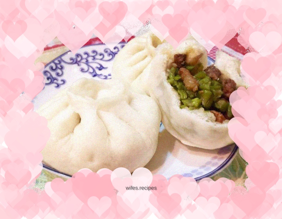Kidney Bean Braised Pork Buns