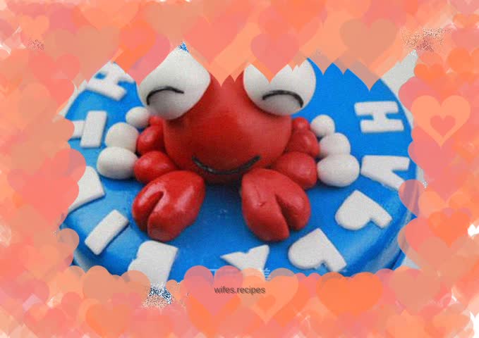 [Tomato Recipe] Fondant Crab - Happy Crab in Love
