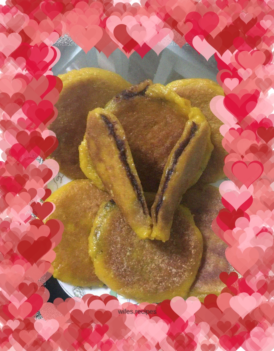 Pan-fried pumpkin glutinous rice cake