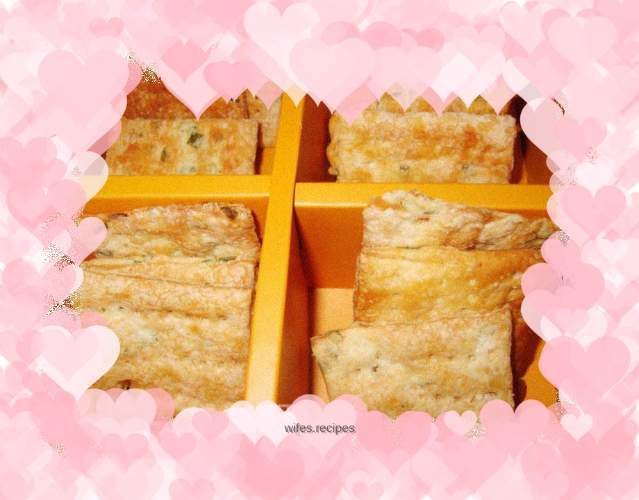 Scallion oil crispy biscuits