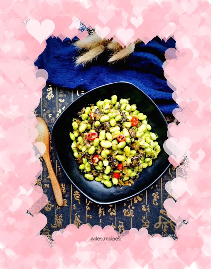 Grandma’s vegetable mixed with edamame