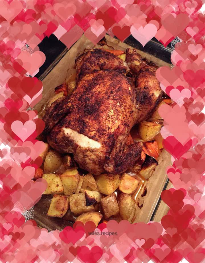 Whole spice roasted chicken