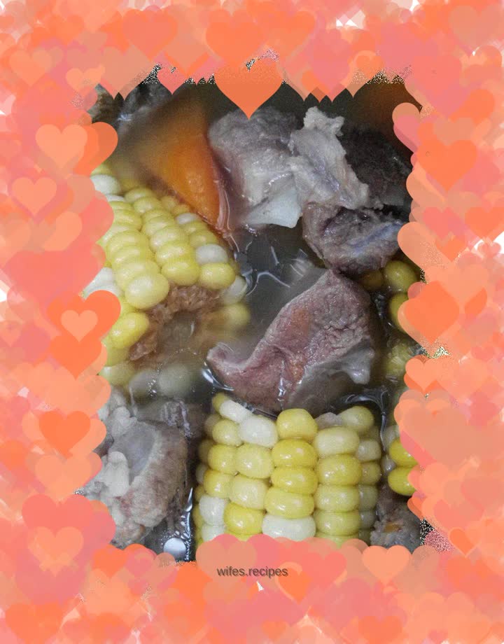 Carrot and Corn Bone Soup