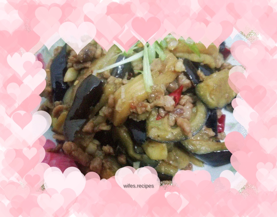 Eggplant with minced meat
