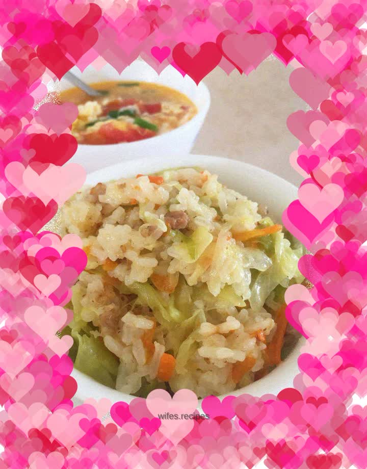 Southern Fujian salty rice—cabbage rice