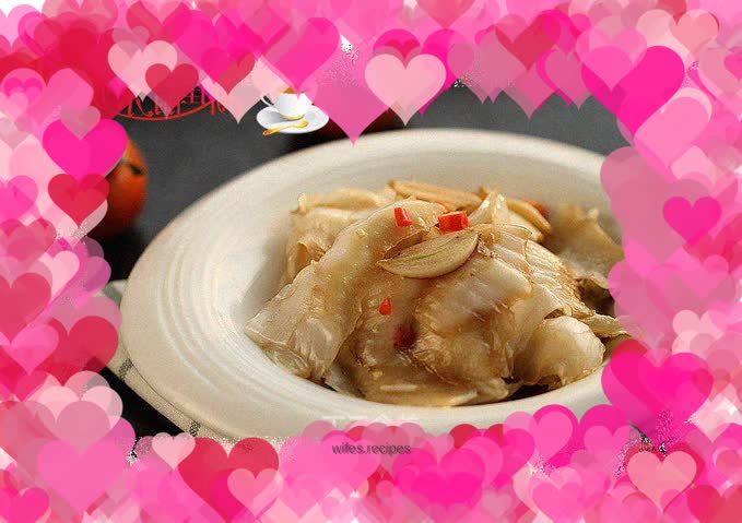 Vinegar cabbage stems