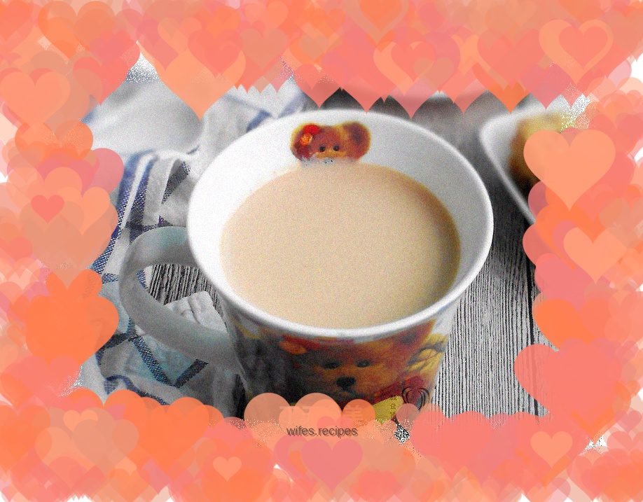 Warming milk tea
