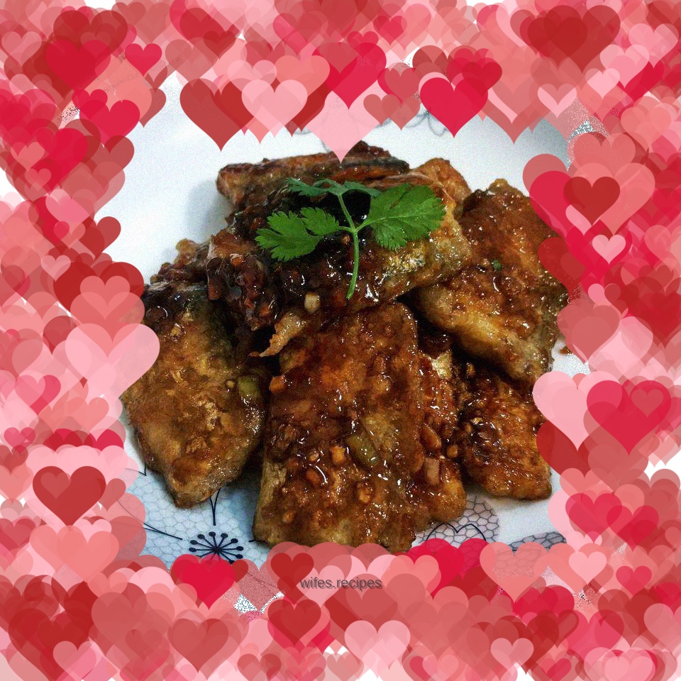 Braised hairtail fish