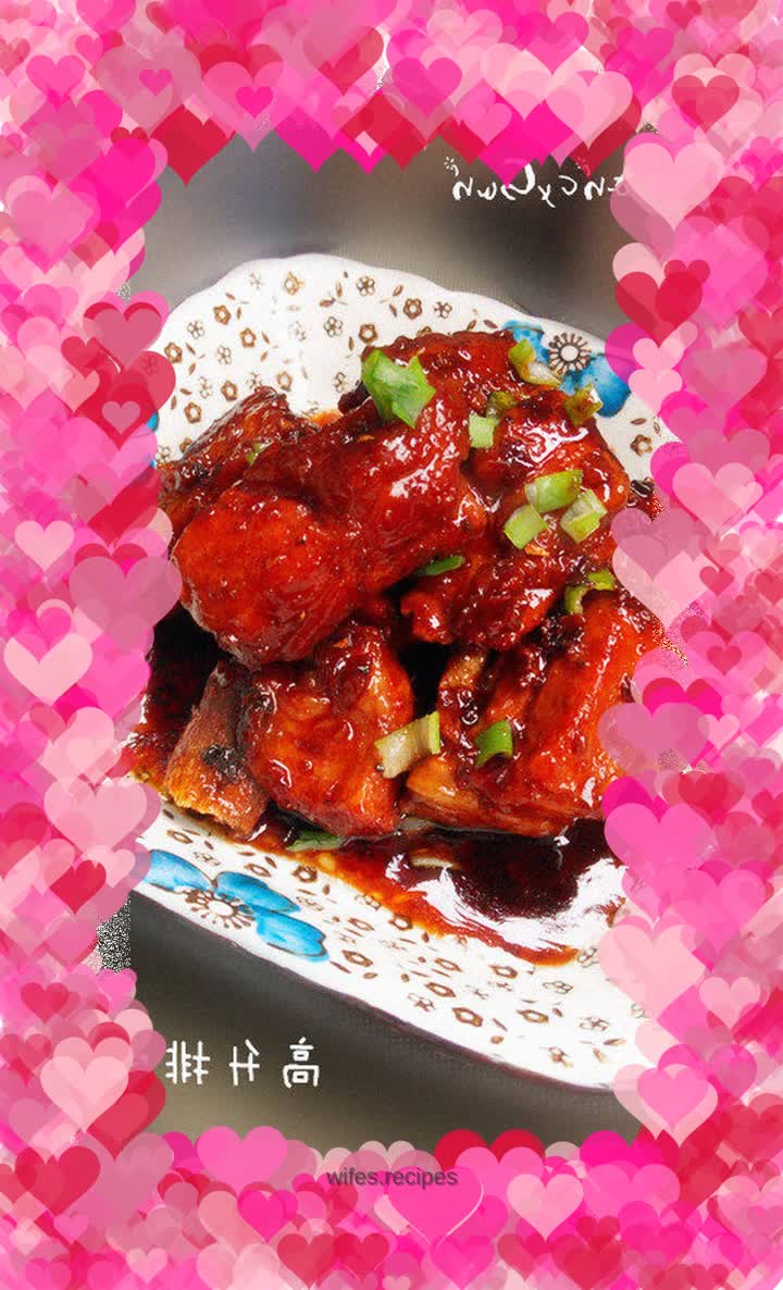 Good luck from eating - New Year's appetizer "Gaosheng Pork Ribs"