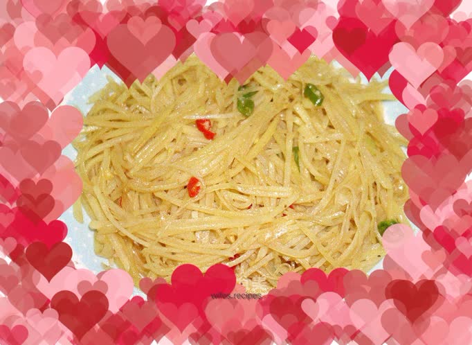 Hot and sour potato shreds