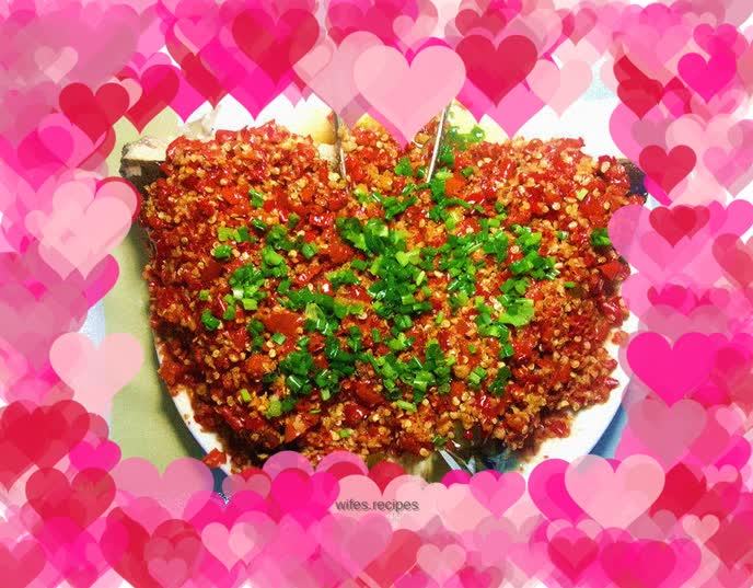 Hunan minced pepper fish head