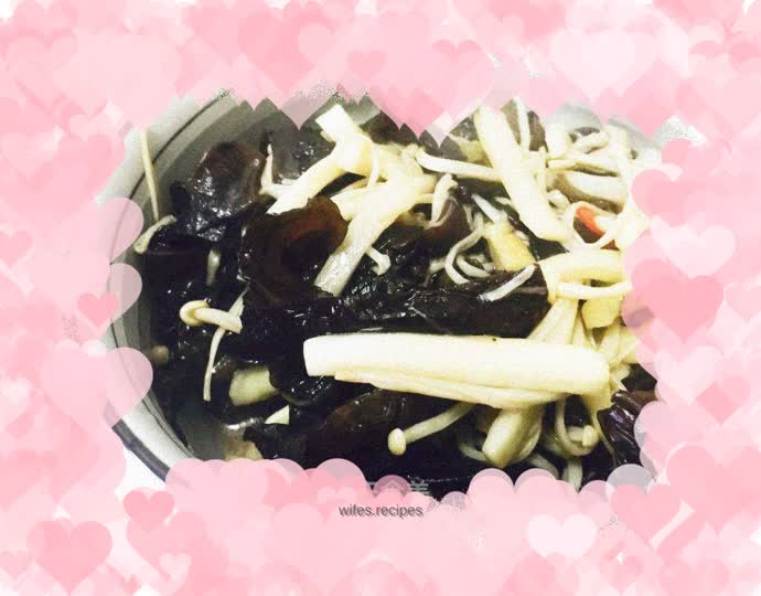 Fungus, Wild Wild Rice, Enoki Mushroom