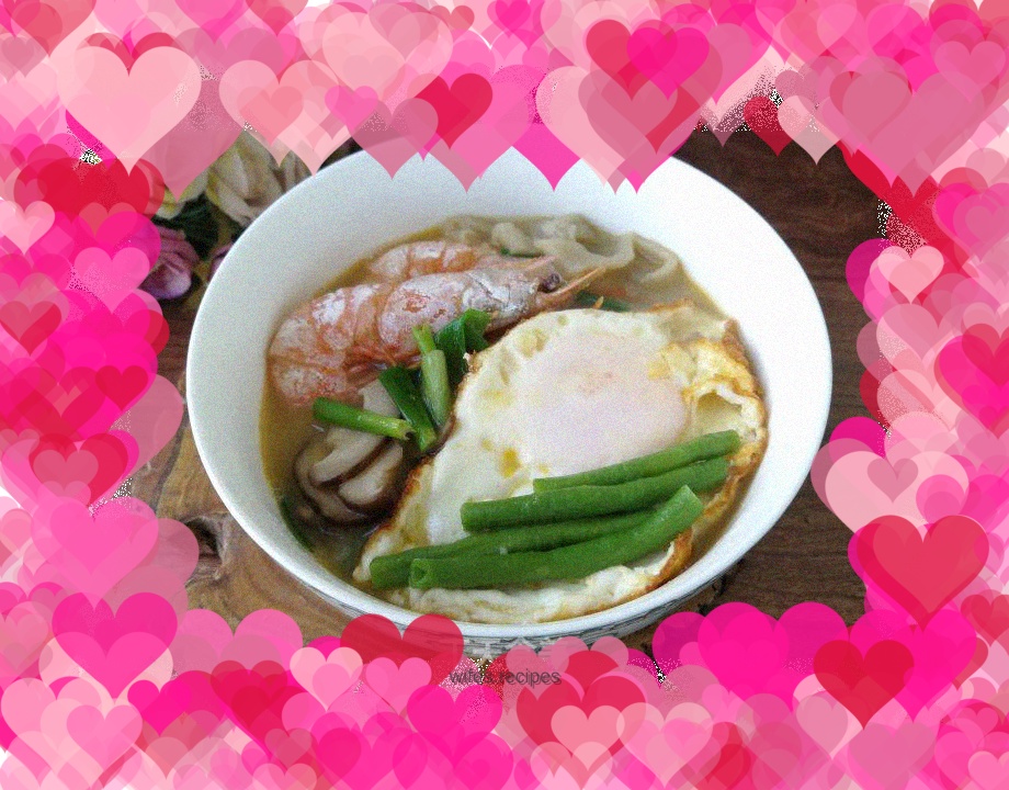 Three delicacies vermicelli soup