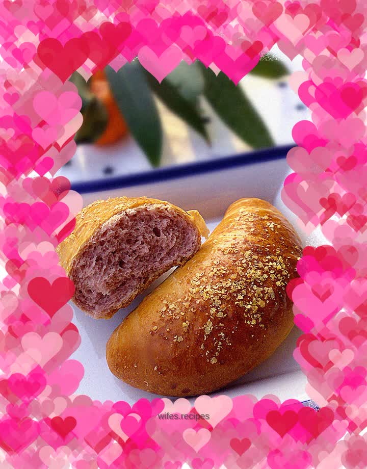 Purple sweet potato buns