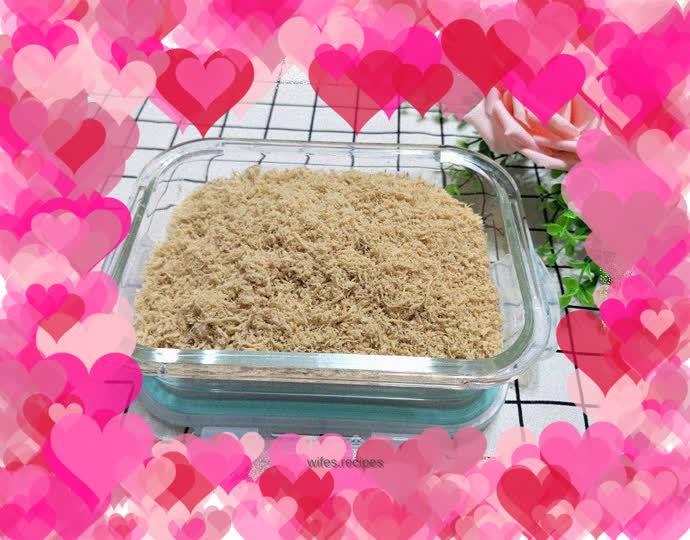 Homemade chicken floss